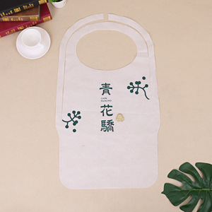 Delantal desechable con logotipo personalizado y babero transpirable ecológico para mariscos, barbacoa, langosta - Product Image 2