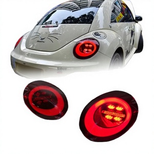 TYPY <b>Red</b> New <b>LED</b> Car <b>Lights</b> for Volkswagen Beetle 2006-2010 High/Low Brake/Water Turn Back <b>Light</b> Assembly - Product Image 3