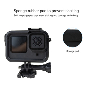 Support de fixation pour GoPro Hero 13/12/11/10/9 Black, boîtier de protection avec adaptateur griffe froide, accessoire pour caméra d'action - Product Image 6