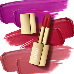 <span class=keywords><strong>Rouge</strong></span> à lèvres pailleté doré Marque privée Vente en gros Haute teneur en pigments <span class=keywords><strong>Rouge</strong></span> Brun foncé Hydratation <span class=keywords><strong>Repulpant</strong></span> <span class=keywords><strong>Rouge</strong></span> à lèvres Longue durée - Product Image 1