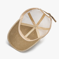 Gorra de béisbol para hombre, gorra de béisbol de malla Lisa a la moda con logotipo personalizado, gorras de béisbol deportivas Unisex de algodón lavado en Color