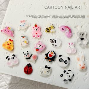 Nueva imagen <span class=keywords><strong>de</strong></span> animal <span class=keywords><strong>de</strong></span> dibujos animados accesorios <span class=keywords><strong>de</strong></span> <span class=keywords><strong>uñas</strong></span> lindo Oso <span class=keywords><strong>de</strong></span> fresa conejo <span class=keywords><strong>Panda</strong></span> decoración <span class=keywords><strong>de</strong></span> <span class=keywords><strong>uñas</strong></span> - Product Image 3
