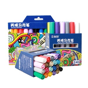 Sta bức tranh bí ngô nghệ thuật đánh dấu thiết lập <span class=keywords><strong>Sharpie</strong></span> Acrylic Họa Sĩ cho vải Gốm Gỗ nhựa-cho các nghệ sĩ - Product Image 2