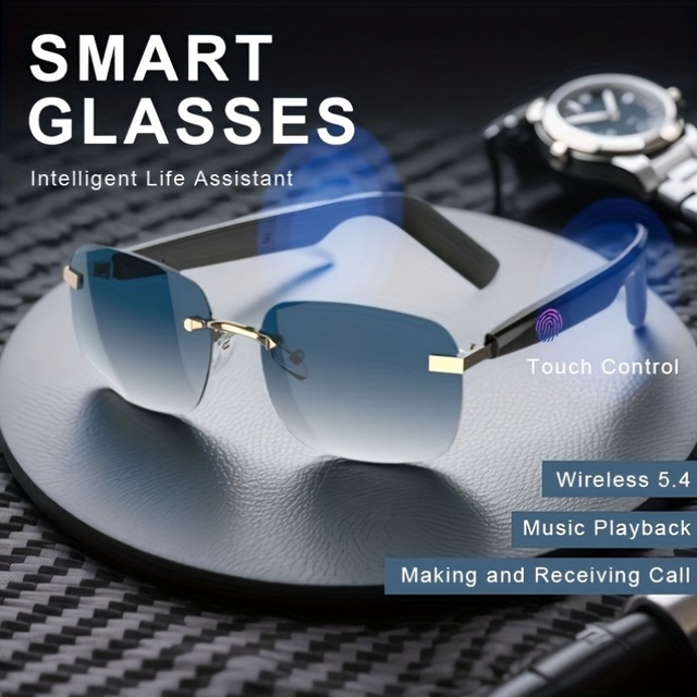 These Innovative Smart Glasses Come with Touch Controls and an Integrated Microphone, Making Them Ideal for Outdoor Adventures