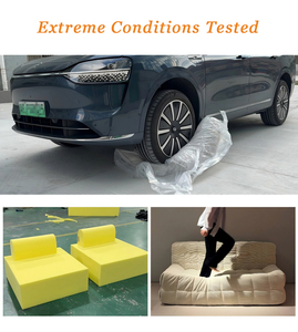 Ensemble de canapés pliables et compressibles en tissu de velours côtelé Teddy, extensible, carré, pour salon, villa - Product Image 6
