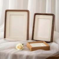 Marco de fotos de madera maciza con unión de espiga, marco de mesa pequeño, marco para caligrafía, venta al por mayor, suministro del fabricante