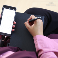 Tavoletta Grafica DigiDraw T410 ad Alta Precisione 5080 LPI con Stilo Senza Batteria per Pittura Digitale