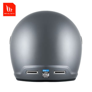 Casco MT Jarama Español Certificado por DOT y CCC, Acabado a Mano, Doble Visera, Material ABS, Probado en Túnel de Viento, para Motocicletas Clásicas/Personalizadas/Urbanas, Nuevo - Product Image 4