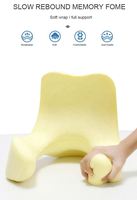 Oreiller de voyage portable en forme de U, en mousse à mémoire de forme rafraîchissante, pour le soutien du cou, soulage la pression cervicale, écologique, OEM ODM