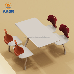 Juego de mesa y sillas de comedor escolar duradero <span class=keywords><strong>para</strong></span> estudiantes, <span class=keywords><strong>muebles</strong></span> de cafetería, <span class=keywords><strong>muebles</strong></span> de comedor escolar - Product Image 5