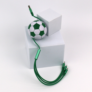 Câble de charge 3-en-1 avec logo personnalisé de haute qualité Câble de charge multifonctionnel Câble de charge de 1.2m pour tous les téléphones mobiles - Product Image 1