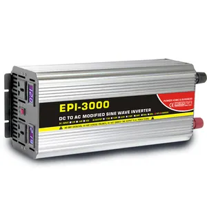 3000W Modified Sine Wave DC 12V untuk AC 110V 220V Power Inverter Mobil Kendaraan Converter