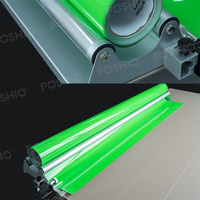 Support de Vinyle Personnalisable Foshio avec Compteur Métrique 156cm/183cm, Porte-Rouleau pour Film Vinyle