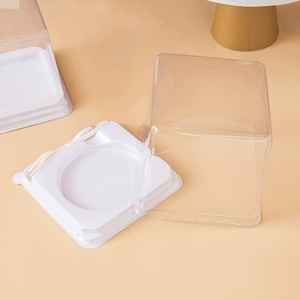 Hộp bánh tròn nhỏ trong suốt dùng một lần bằng nhựa PET, chất liệu nhựa cấp thực phẩm, dùng để đựng bánh ngọt, bánh nướng - Product Image 3