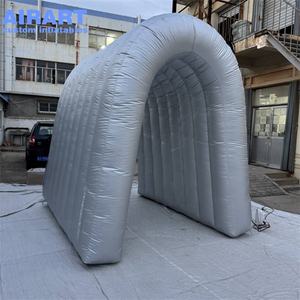 Décorations d'entrée <span class=keywords><strong>pour</strong></span> activités sportives, <span class=keywords><strong>tunnel</strong></span> gonflable gris, canal de marche gonflable - Product Image 2