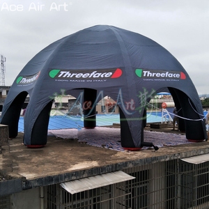Tente gonflable de 10m de diamètre tente de camping publicitaire abri d'auvent de <span class=keywords><strong>voiture</strong></span> pour l'exposition et le salon commercial, tente gonflable d'araignée - Product Image 2