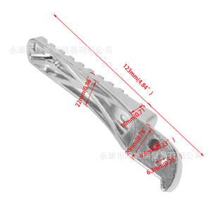 Kit de pédales en acier inoxydable Ct200u gauche et droite pour réparation de moto, pièces de rechange - Product Image 5