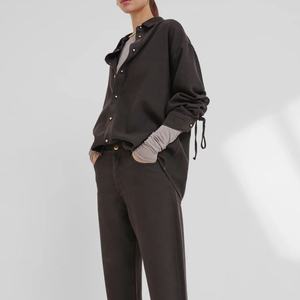 แจ็คเก็ตยีนส์ผู้หญิงคอลเลคชั่นใหม่รับฤดูใบไม้ร่วง  ป้ายไซส์สั่งทำได้  สีสันหลากหลาย  แบบวินเทจ  ติดกระดุม  ผ้าผสมคอตตอน - Product Image 3