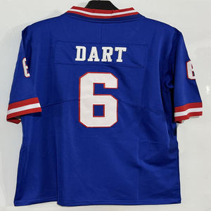 2025 Mannen 1 Malik Nabers 44 Cam Skattebo Voetbal Truien Gestikt 51 Abdul Carter 6 Jaxson Dart Shirt Maat S-3XL - Product Image 3