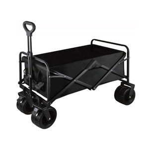 ओम कस्टम लोगो मुद्रण स्टेनलेस स्टील भारी शुल्क फोल्डेबल पोर्टेबल मछली पकड़ने भंडारण वैगन रंग अनुकूलन सेवा - Product Image 1