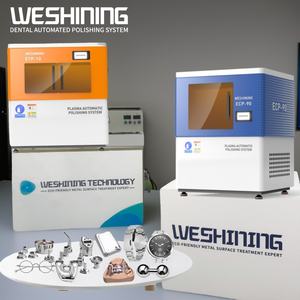 Un tecnico banco superiore laboratorio dentale materiale in metallo lega di amalgama nichel cromo lega dentale colata strumenti per lucidare la macchina - Product Image 1