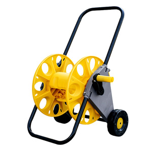 ม้วนเก็บสายยางรดน้ำพร้อมโครงโลหะและล้อ สำหรับรดน้ำบ้านและล้างรถ - Product Image 3