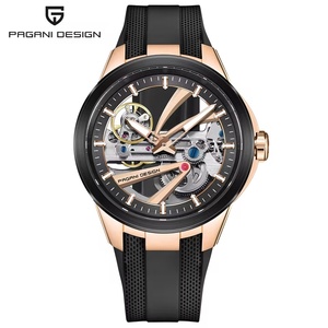 Montre mécanique de luxe pour homme PAGANI DESIGN YS030 <span class=keywords><strong>Alien</strong></span> Hollow Tourbillon, mouvement transparent en acier inoxydable luminescent, saphir. - Product Image 5