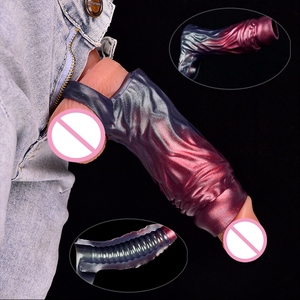 NNSX con 3 tamaños activos, funda para pene, anillo para pene, retraso en la eyaculación, funda extensora para pene <span class=keywords><strong>de</strong></span> fantasía, monstruo y alienígena - Product Image 1