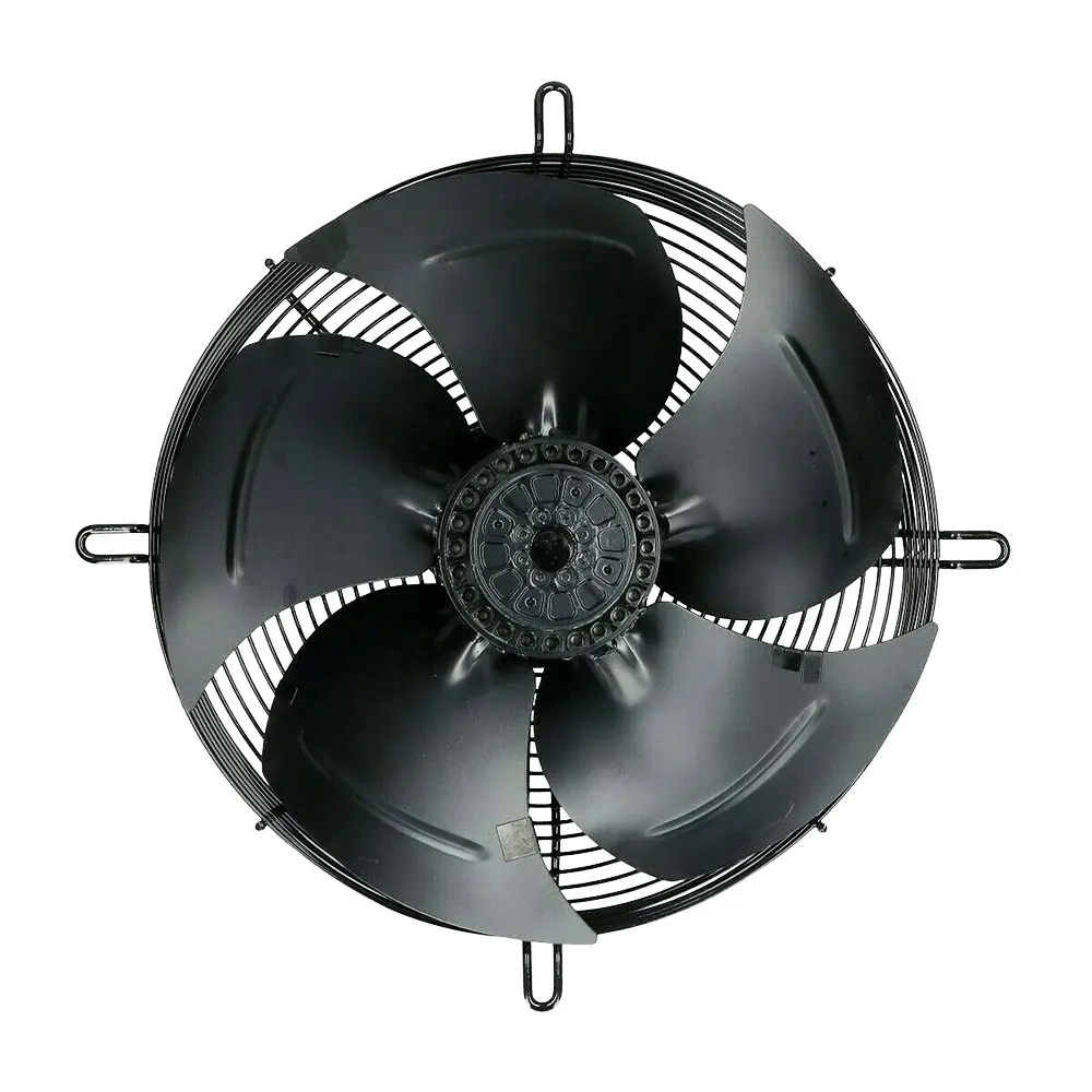 Ventilador de condensador HVAC, Motor de flujo Axial