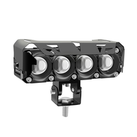 Fabricant OEM sur mesure, phare LED pour moto à 4 yeux, 30W, bicolore, faisceau Hi/Lo, 3570K, blanc froid, étanche IP67, rétrofit pour vélo électrique