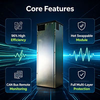Module redresseur R4850G6 48V CC haute efficacité, alimentation télécom à échange à chaud pour station de base