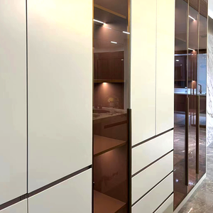 Bộ phong cách phòng ngủ không dệt LED dải đồ nội thất melamine xử lý cửa tủ quần áo tủ khóa an toàn mở rộng cho hội thảo - Product Image 3