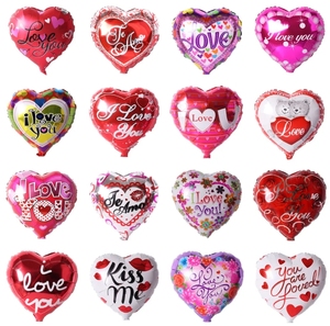 Vente en gros de ballons en aluminium en forme de cœur de 18 pouces pour les décorations de la Saint-Valentin - Product Image 2