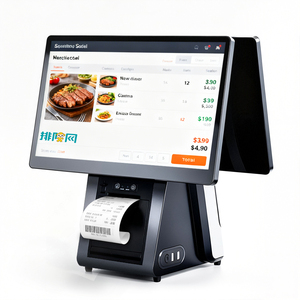 Bán buôn bán lẻ POS cho đến khi thiết bị đầu cuối đôi màn hình nhà hàng với tiền mặt ngăn kéo màn hình cảm ứng POS hệ thống máy - Product Image 1