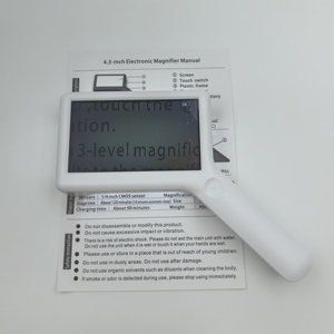 Xách Tay 4.3-Inch Trắng Cầm Tay LED <span class=keywords><strong>Magnifier</strong></span> 3X/5x/10x Độ Phóng Đại 3.7V 1200MAh Tầm Nhìn Thấp Đọc Hỗ Trợ Nhựa - Product Image 5