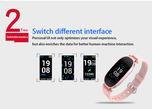 Ladies S3 Smart Watch Waterproof Lady Women Heart Rate Monitor Fitness Tracker Smart Band for Android IOS Ladies S3 Smart Band - Product Image 3