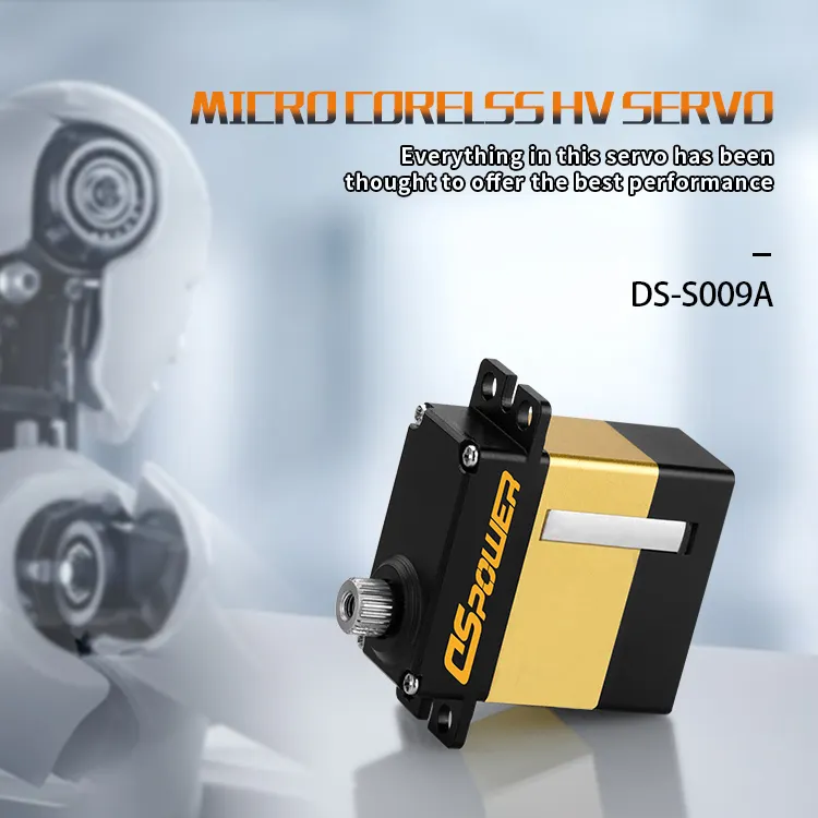 DSpower DS-S009A สแตนเลสเกียร์ดิจิตอลเซอร์โวสำหรับ450 380 480 500 RC เฮลิคอปเตอร์