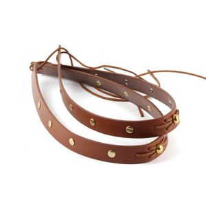 Pu Leather Stocked Diy Cowboy Durable <b>Band</b> Decorative <b>Hat</b> Strap Cool Beaded Hatband for Men Women - Product Image 6