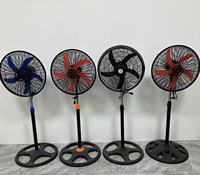 Ventilateur électrique sur pied oscillant en plastique de 18 pouces, prix d'usine