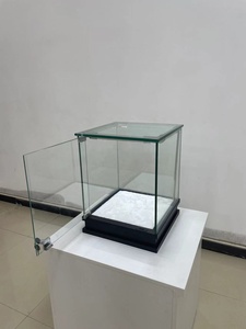 Vitrine de présentation de bijoux sur pied mobile, élégante, en verre, pour petite boutique - Product Image 5