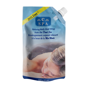 C-Spa Enveloppement de boue de la mer Morte raffermissant Revitalise, réchauffe les muscles endoloris, raffermit le corps, nettoie en profondeur, hydrate - Product Image 1