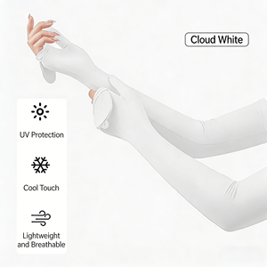 Manguitos <span class=keywords><strong>de</strong></span> compresión para brazos con protección solar UV, sublimados, para voleibol, béisbol universitario y ciclismo, para hombre y mujer, al por mayor - Product Image 2