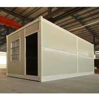 Vente chaude Maison préfabriquée de 20 pieds Petite maison Prokat Bureau à domicile Conteneur pliable Cadre de maison Casas Appartement