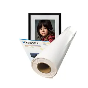 Rolo de papel autoadesivo para fotos, 190gsm, à prova d'água, para jato de tinta, brilhante, 4R/5R/A4 RC