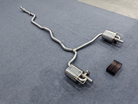 Système d'échappement Catback en acier inoxydable de haute qualité soudé TIG pour Mercedes-Benz C300/C200/C250/C260 W205 W206 Valve d'échappement