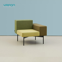 Ensemble de canapés modulaires en tissu pour bureaux, réceptions, espaces publics, salles de collaboration, écoles, salons, chambres et salles à manger