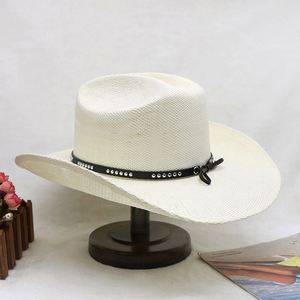 Sombrero de Papel para Protección Solar, Sombrero de Playa al por Mayor, Sombreros Vaqueros Casuales de Ala Ancha para Hombres, Adultos, Viajes, Fiestas, Pesca, Cuatro Estaciones, Unisex - Product Image 5