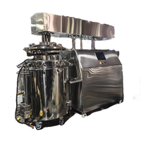 Cuve de mélange électrique en acier inoxydable de 300 litres avec agitateur, pour la gelatine, le sucre, la cire et les sauces