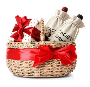 Sac fourre-tout en toile personnalisé avec logo, idéal pour le transport de vin, de cadeaux de mariage, de bougies et d'articles artisanaux – Sacs promotionnels - Product Image 1