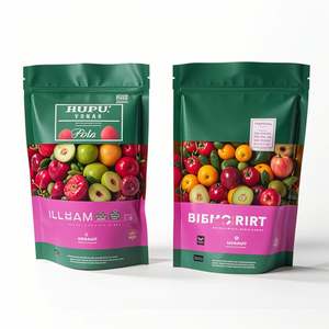 Pochette debout imprimée personnalisée sac d'engrais en plastique agricole thermoscellé logo personnalisé comportant des matériaux recyclés pour - Product Image 3